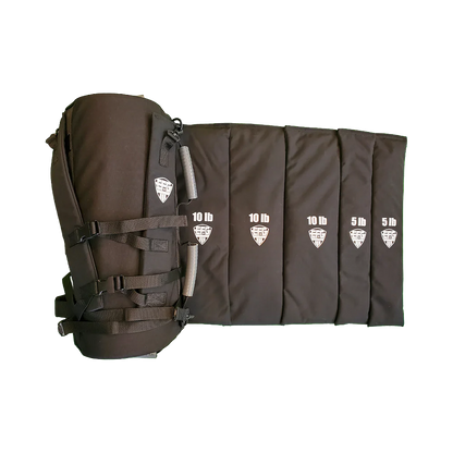 X-TRAINER COMBO - Training Sandbag with Pre-Filled and Calibrated Weights and Rucking/Training Harness