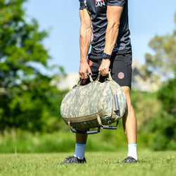 workout sandbag dead lift with the Elite Force Gear Wrecker Training Sandbag